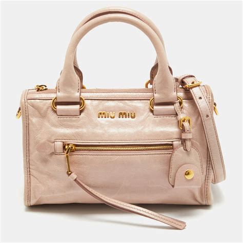 miu miu bauletto vitello shine|Miu Miu Vitello Shine Bauletto Bag .